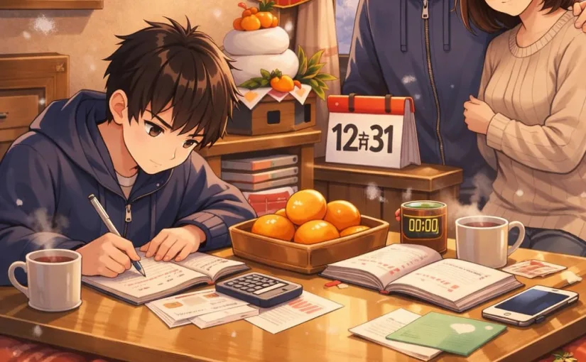 あと一ヶ月。年末年始講座と、入試案内を眺める12月31日